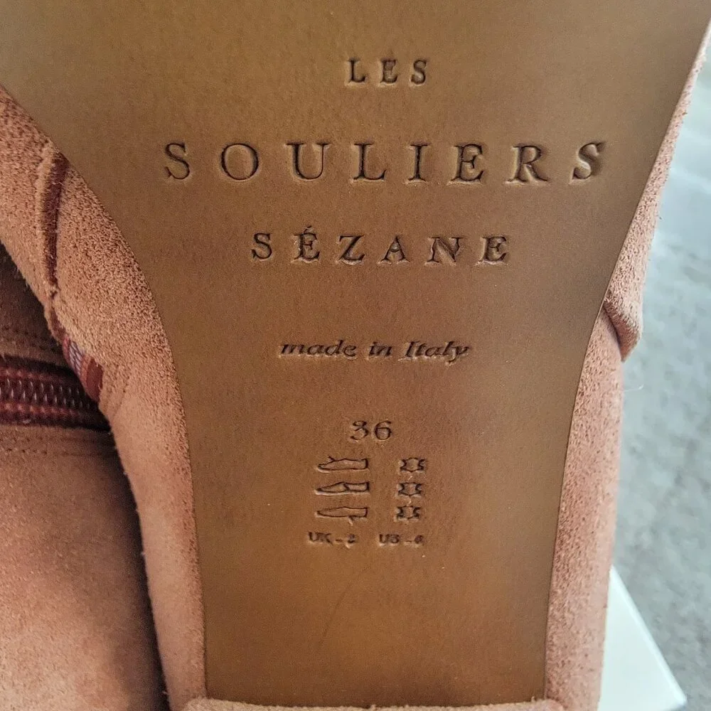 Sezane High Adele Boots Blush. - Size 36 - Picture 6 of 6